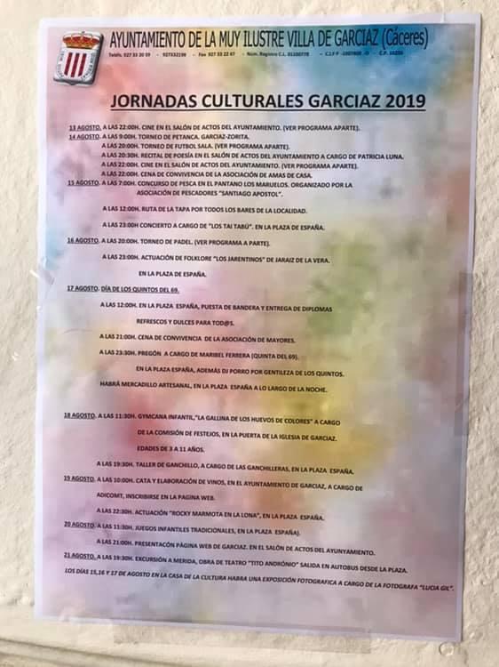 Imagen Semana Cultural 2019